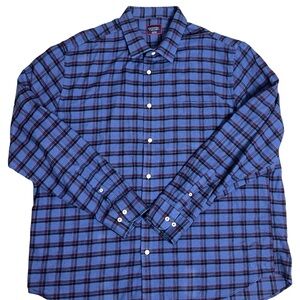 UNTUCKit Shirt Men’s Plaid Long Sleeve Flannel Button Up